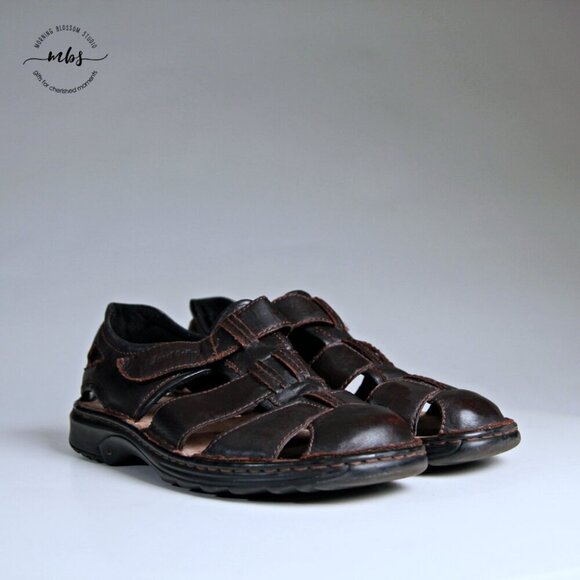 Josef Seibel Jeremy‎ Moro Fisherman Sandals Brown Men EU 44, US 10.5 main image 8